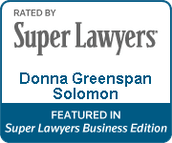 Donna Greenspan Solomon, Super Lawyers badge